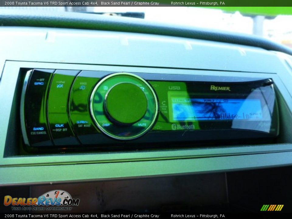 2008 Toyota Tacoma V6 TRD Sport Access Cab 4x4 Black Sand Pearl / Graphite Gray Photo #23