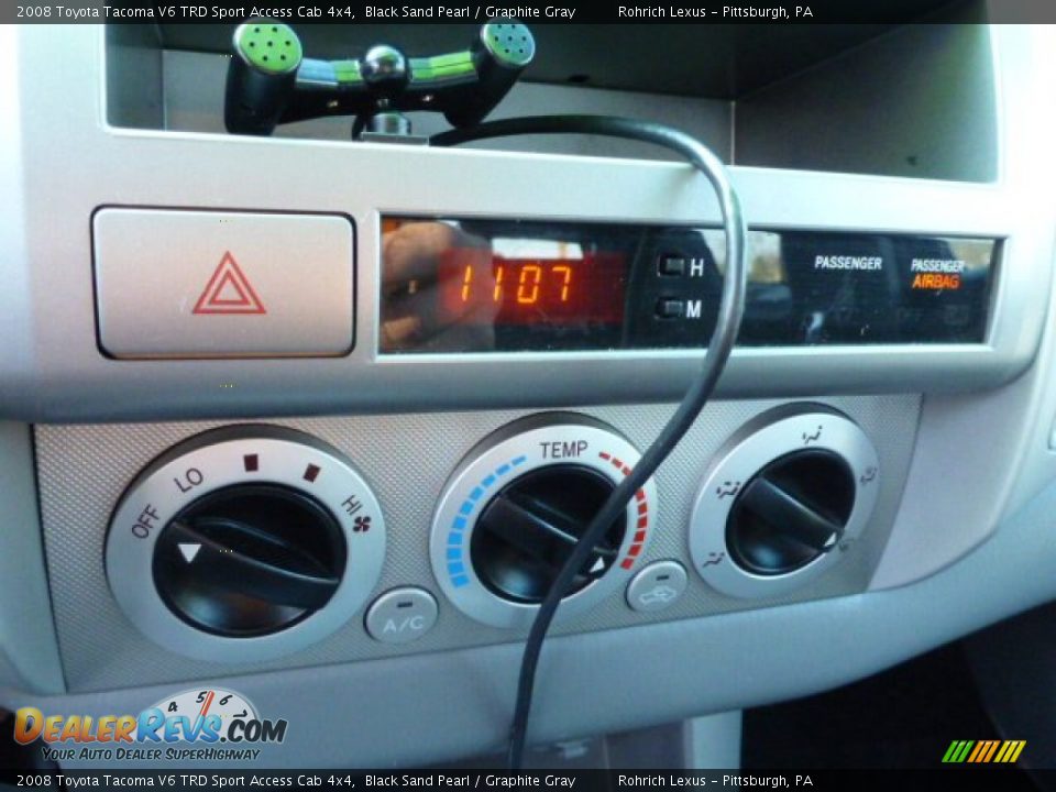 2008 Toyota Tacoma V6 TRD Sport Access Cab 4x4 Black Sand Pearl / Graphite Gray Photo #24