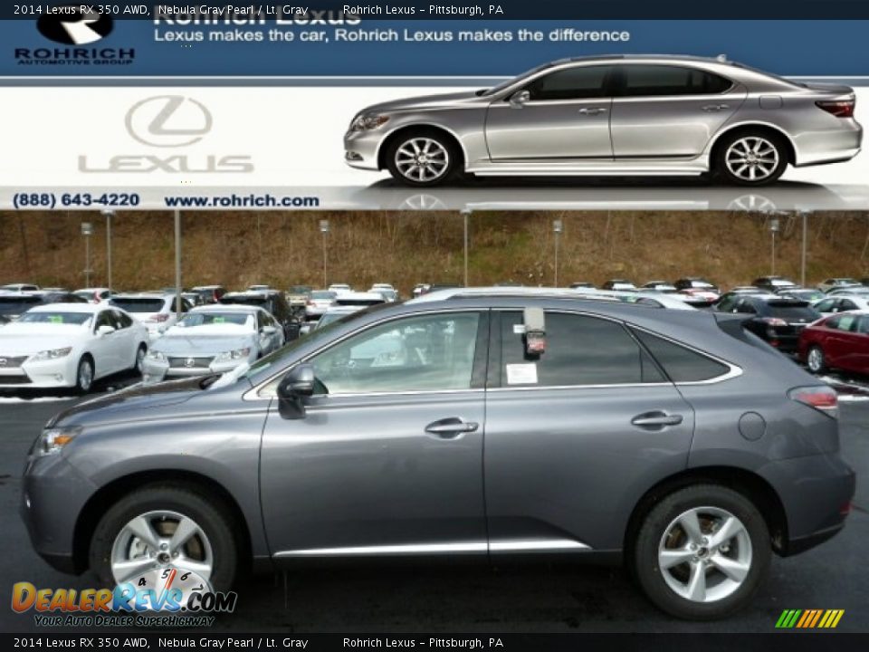 2014 Lexus RX 350 AWD Nebula Gray Pearl / Lt. Gray Photo #1