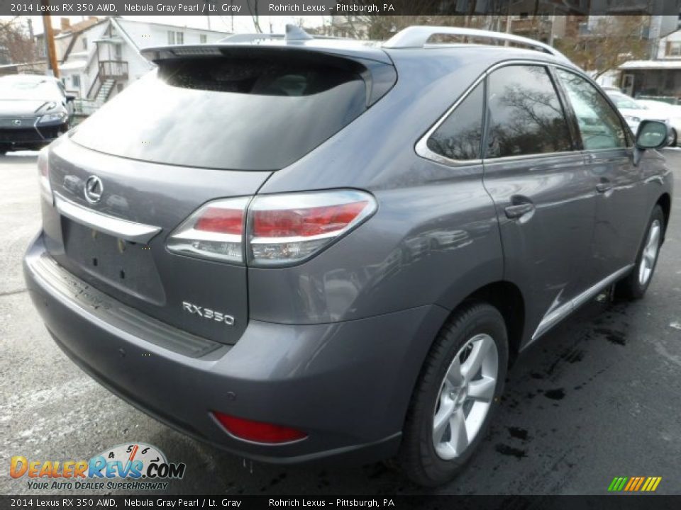 2014 Lexus RX 350 AWD Nebula Gray Pearl / Lt. Gray Photo #4