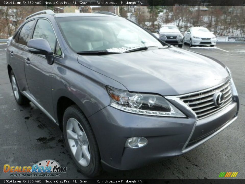 2014 Lexus RX 350 AWD Nebula Gray Pearl / Lt. Gray Photo #6