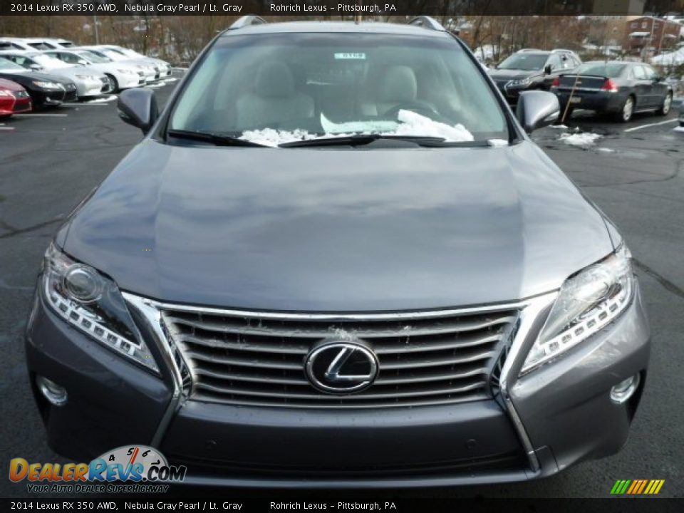 2014 Lexus RX 350 AWD Nebula Gray Pearl / Lt. Gray Photo #7