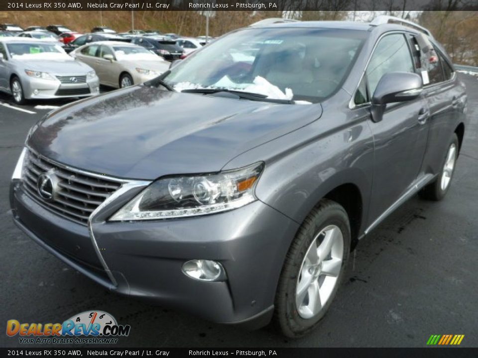 2014 Lexus RX 350 AWD Nebula Gray Pearl / Lt. Gray Photo #8