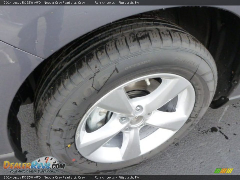 2014 Lexus RX 350 AWD Nebula Gray Pearl / Lt. Gray Photo #9