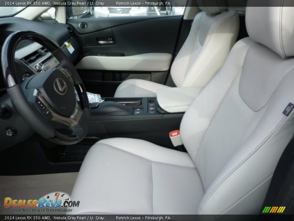 2014 Lexus RX 350 AWD Nebula Gray Pearl / Lt. Gray Photo #10