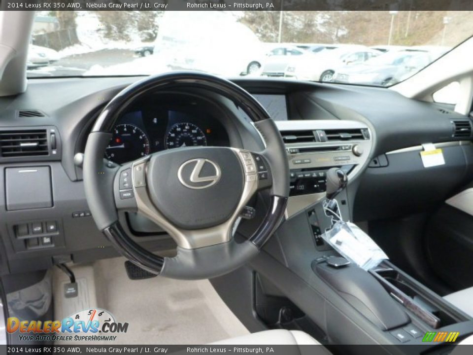 2014 Lexus RX 350 AWD Nebula Gray Pearl / Lt. Gray Photo #12