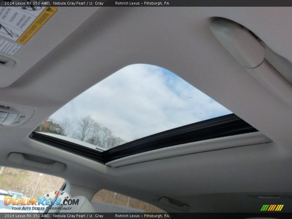 2014 Lexus RX 350 AWD Nebula Gray Pearl / Lt. Gray Photo #14