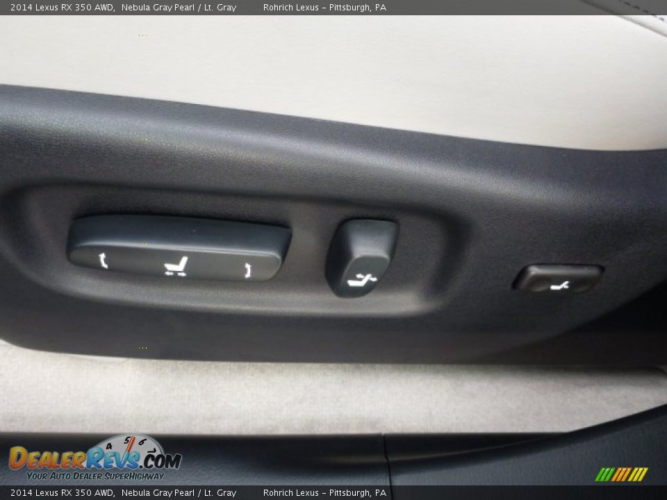 2014 Lexus RX 350 AWD Nebula Gray Pearl / Lt. Gray Photo #15