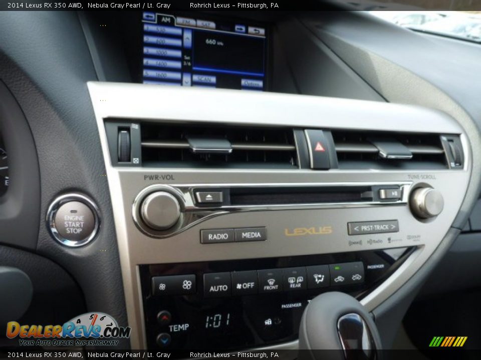 2014 Lexus RX 350 AWD Nebula Gray Pearl / Lt. Gray Photo #18