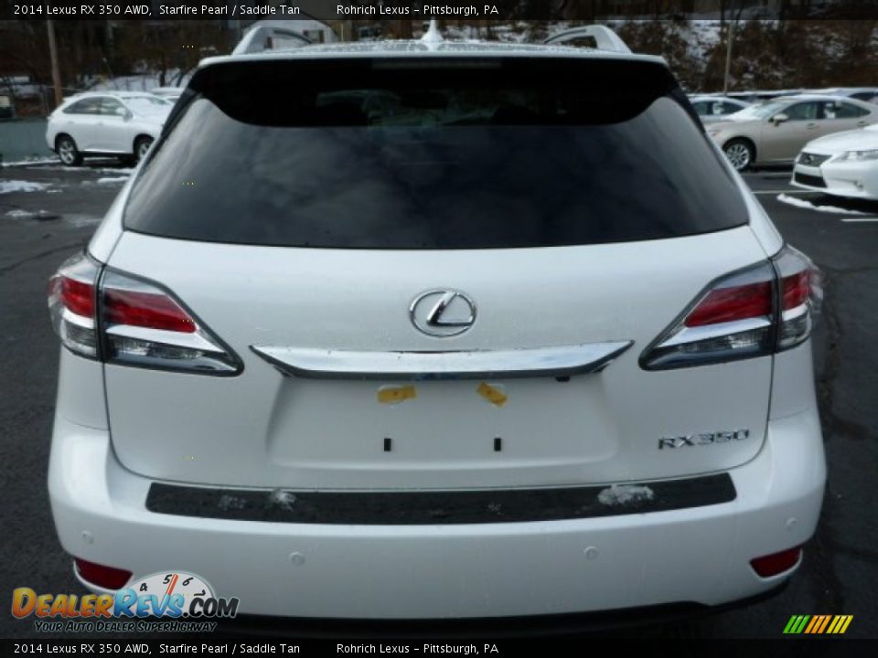 2014 Lexus RX 350 AWD Starfire Pearl / Saddle Tan Photo #3