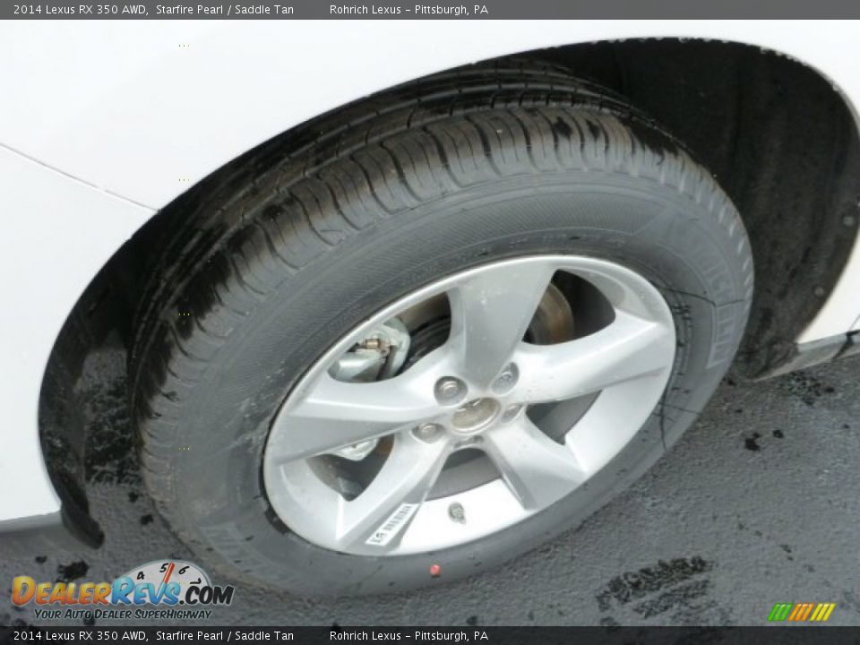 2014 Lexus RX 350 AWD Starfire Pearl / Saddle Tan Photo #9
