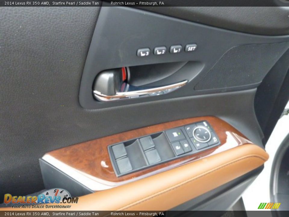 2014 Lexus RX 350 AWD Starfire Pearl / Saddle Tan Photo #13