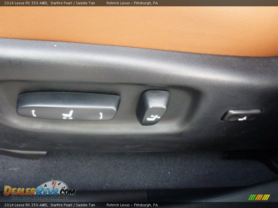 2014 Lexus RX 350 AWD Starfire Pearl / Saddle Tan Photo #15
