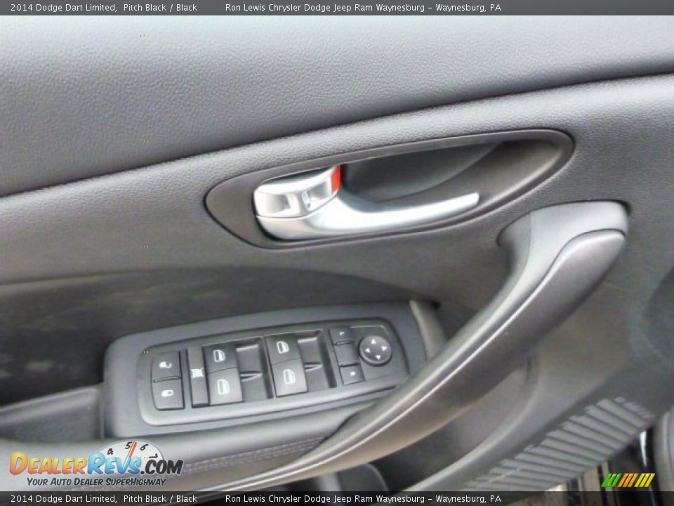 2014 Dodge Dart Limited Pitch Black / Black Photo #13