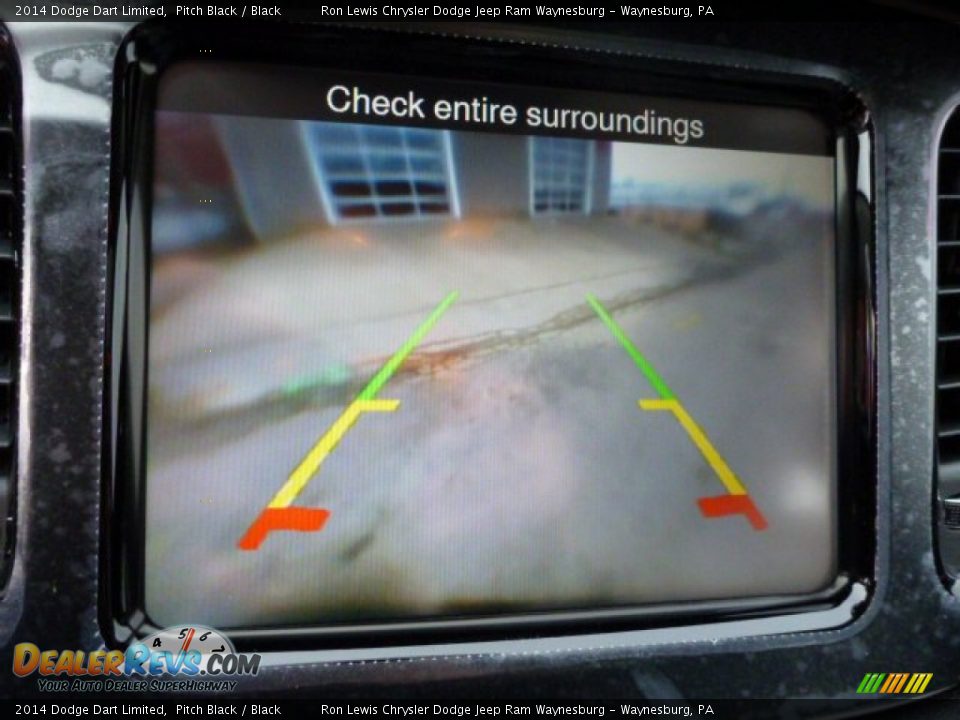 2014 Dodge Dart Limited Pitch Black / Black Photo #18