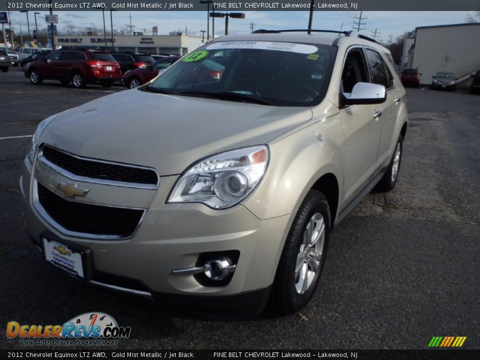 2012 Chevrolet Equinox LTZ AWD Gold Mist Metallic / Jet Black Photo #1
