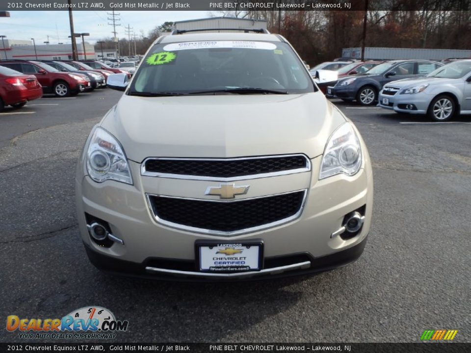2012 Chevrolet Equinox LTZ AWD Gold Mist Metallic / Jet Black Photo #2