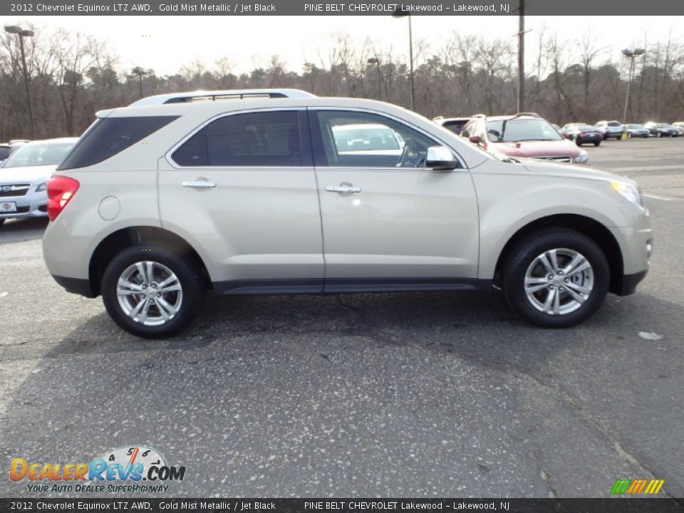 2012 Chevrolet Equinox LTZ AWD Gold Mist Metallic / Jet Black Photo #4