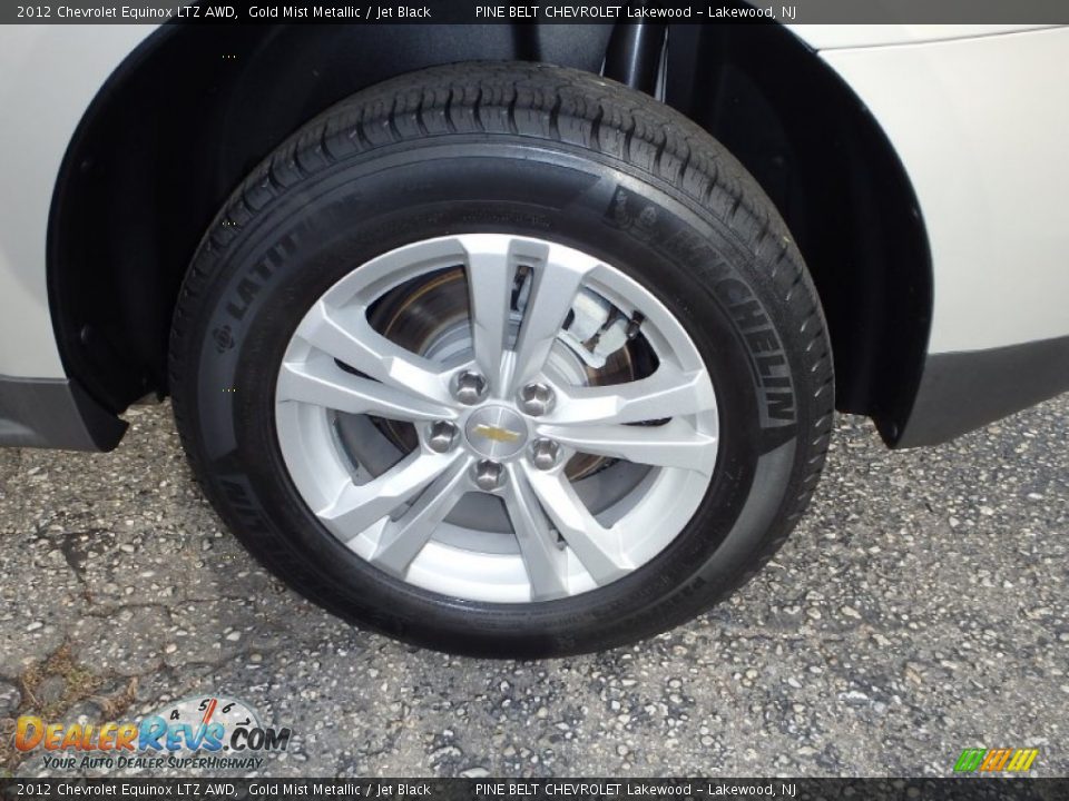 2012 Chevrolet Equinox LTZ AWD Gold Mist Metallic / Jet Black Photo #5
