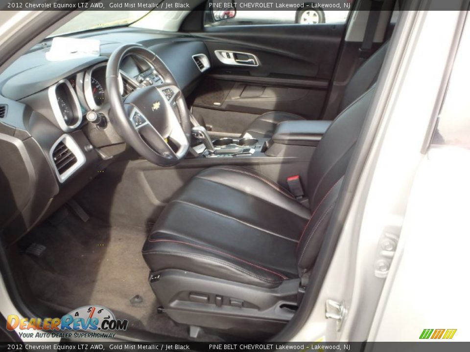 2012 Chevrolet Equinox LTZ AWD Gold Mist Metallic / Jet Black Photo #10