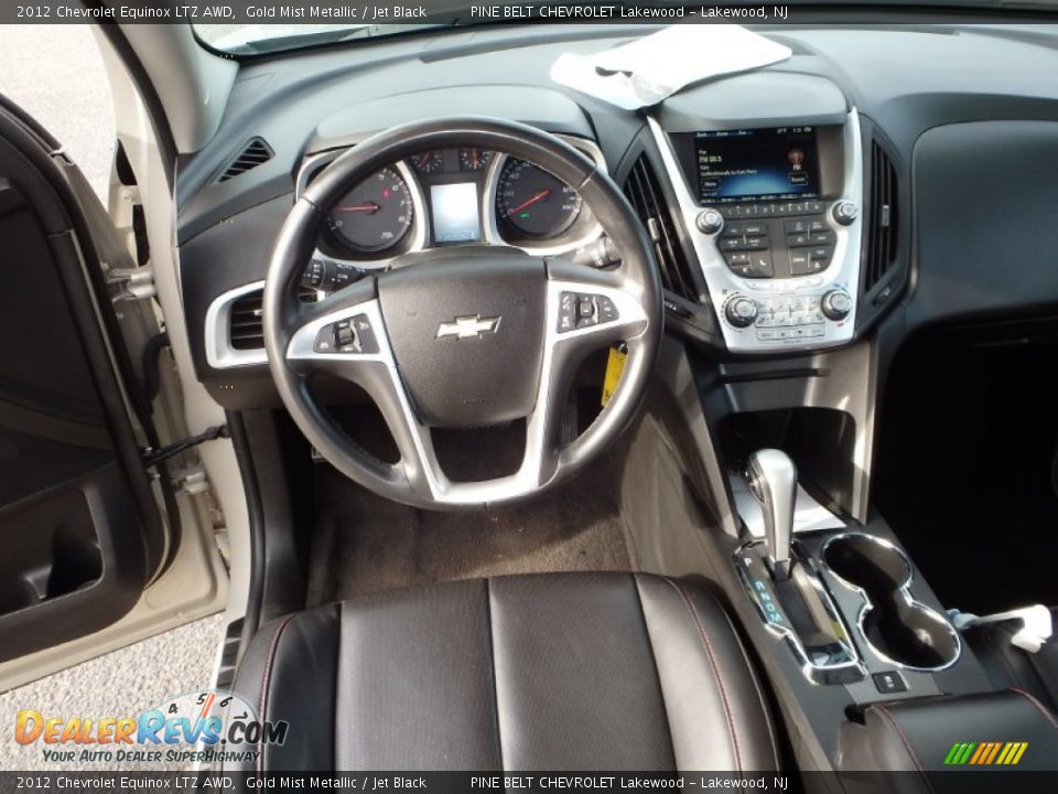 2012 Chevrolet Equinox LTZ AWD Gold Mist Metallic / Jet Black Photo #15