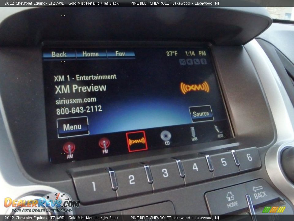 2012 Chevrolet Equinox LTZ AWD Gold Mist Metallic / Jet Black Photo #16
