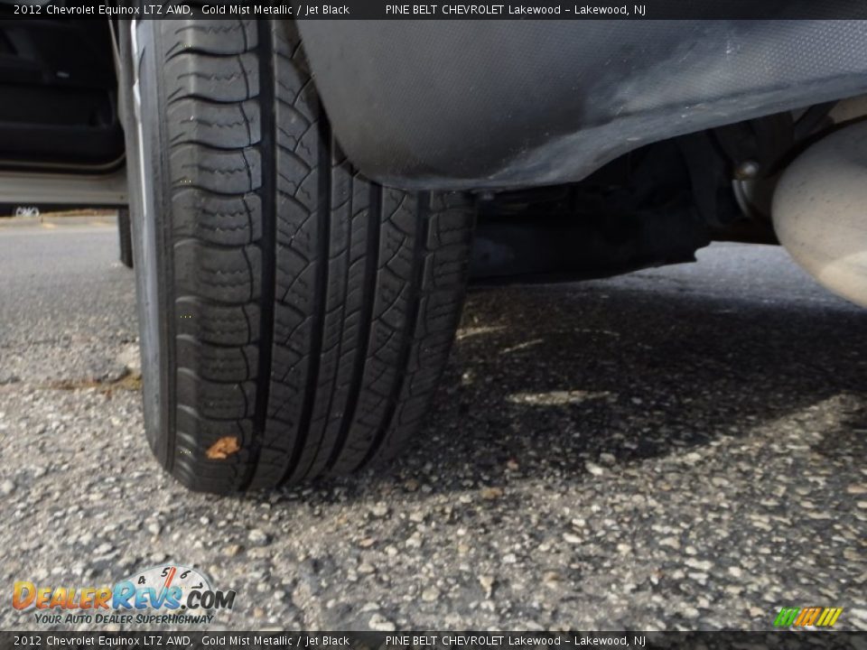 2012 Chevrolet Equinox LTZ AWD Gold Mist Metallic / Jet Black Photo #22