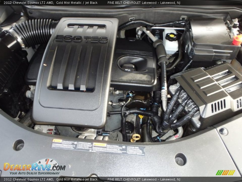 2012 Chevrolet Equinox LTZ AWD Gold Mist Metallic / Jet Black Photo #24