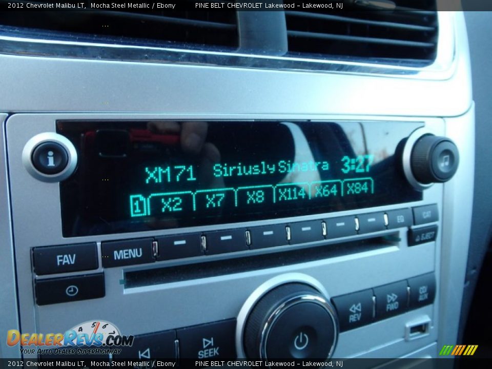 2012 Chevrolet Malibu LT Mocha Steel Metallic / Ebony Photo #16