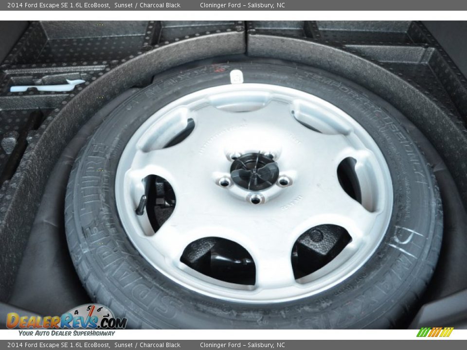 2014 Ford Escape SE 1.6L EcoBoost Sunset / Charcoal Black Photo #9