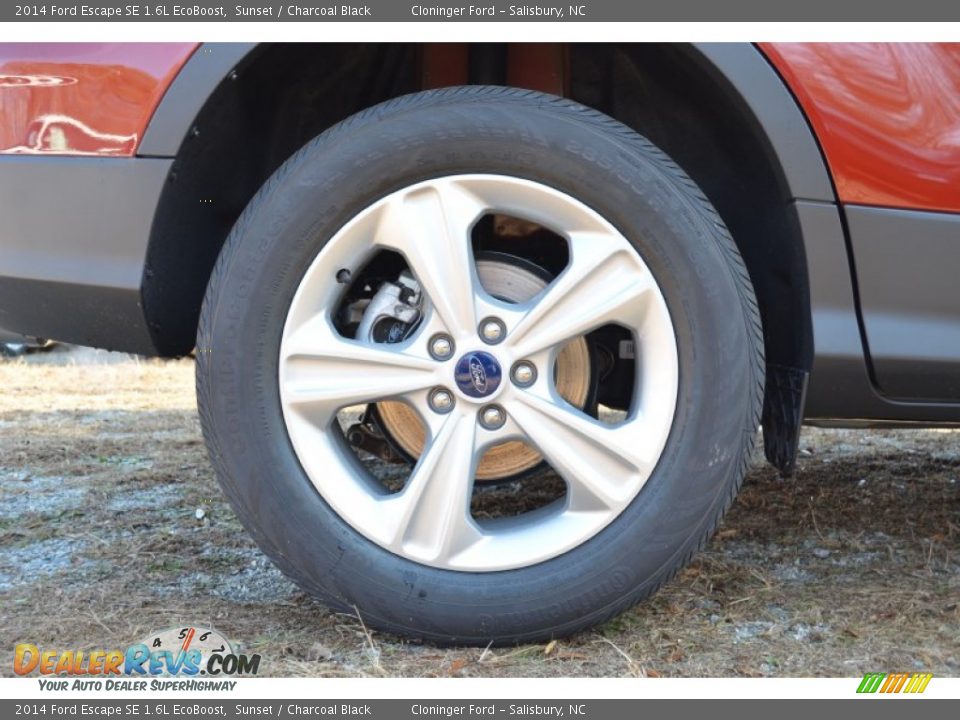 2014 Ford Escape SE 1.6L EcoBoost Sunset / Charcoal Black Photo #10