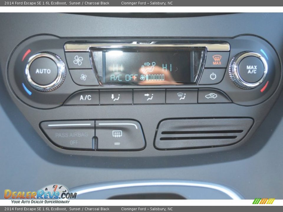 2014 Ford Escape SE 1.6L EcoBoost Sunset / Charcoal Black Photo #19