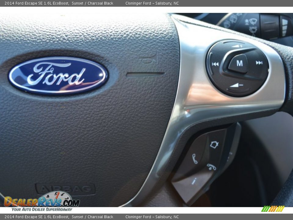2014 Ford Escape SE 1.6L EcoBoost Sunset / Charcoal Black Photo #23