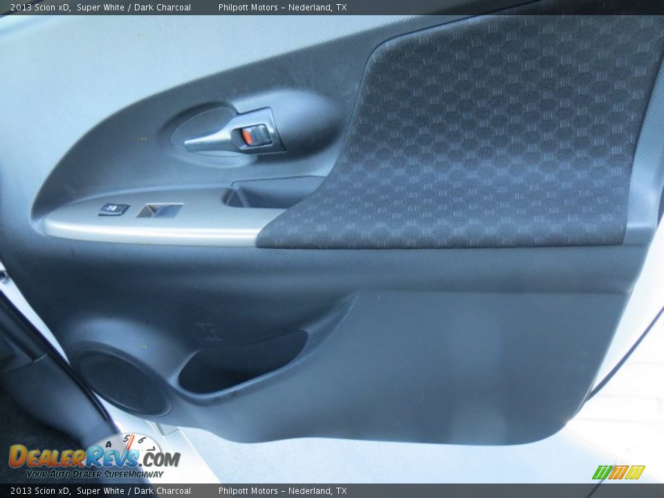 2013 Scion xD Super White / Dark Charcoal Photo #21