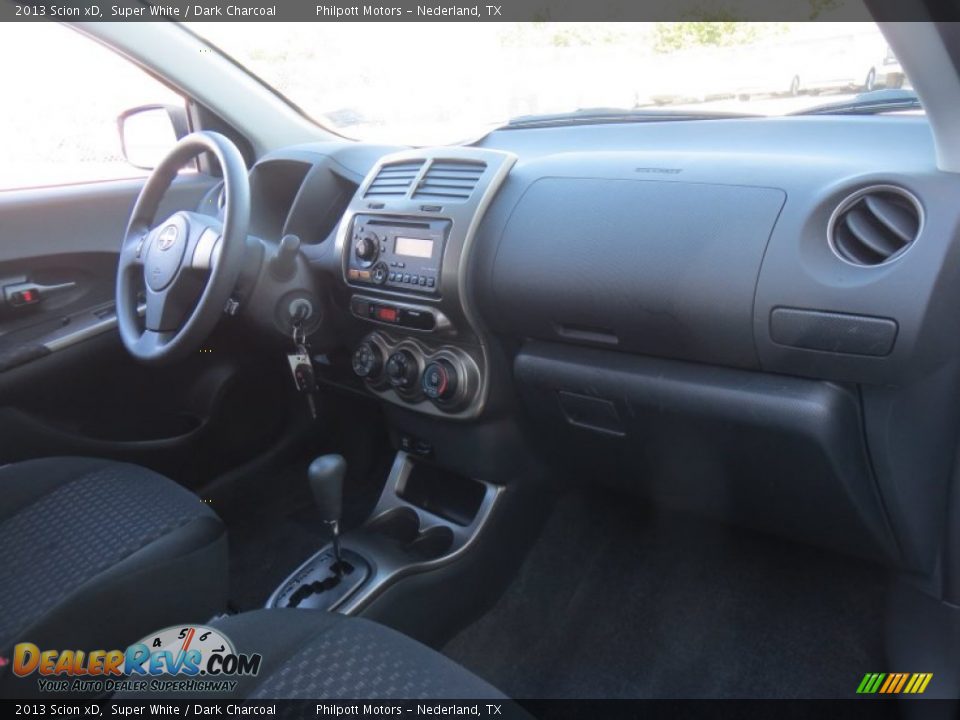 2013 Scion xD Super White / Dark Charcoal Photo #22