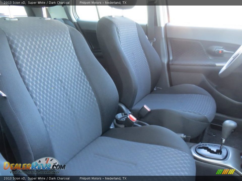 2013 Scion xD Super White / Dark Charcoal Photo #23