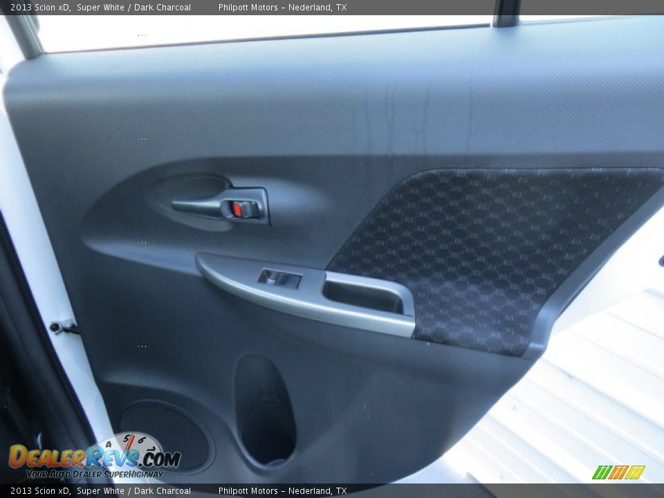2013 Scion xD Super White / Dark Charcoal Photo #24