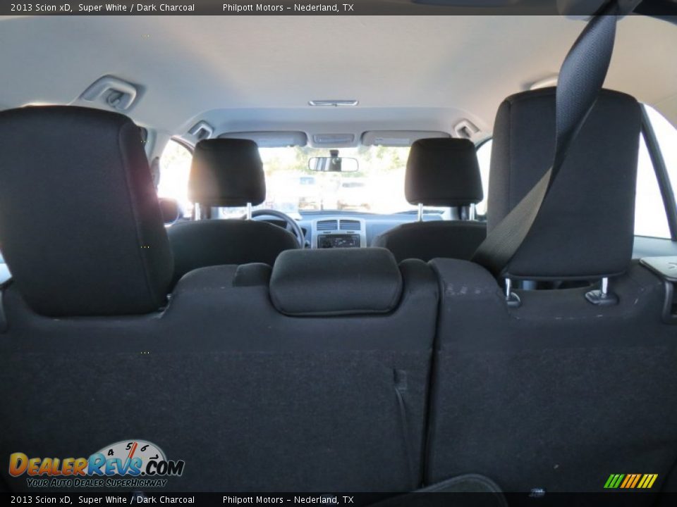 2013 Scion xD Super White / Dark Charcoal Photo #26