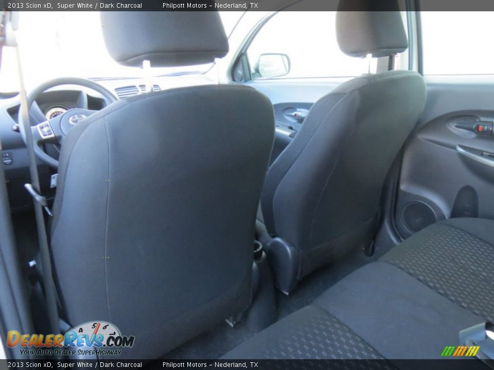 2013 Scion xD Super White / Dark Charcoal Photo #29