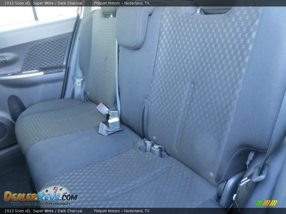 2013 Scion xD Super White / Dark Charcoal Photo #30