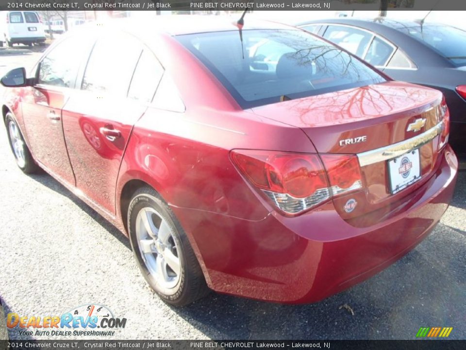 2014 Chevrolet Cruze LT Crystal Red Tintcoat / Jet Black Photo #2