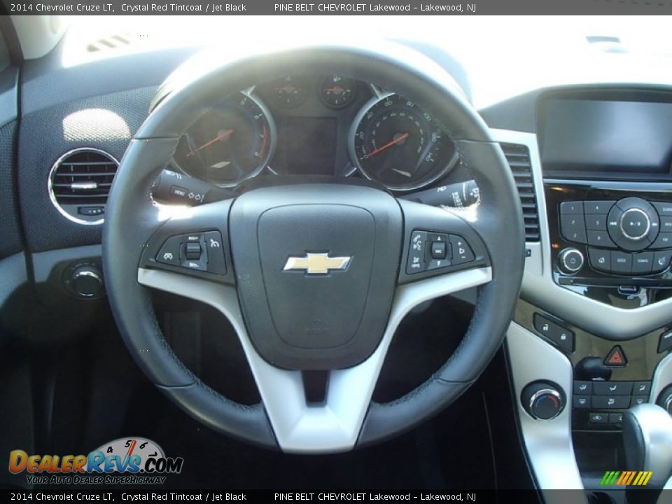 2014 Chevrolet Cruze LT Crystal Red Tintcoat / Jet Black Photo #7