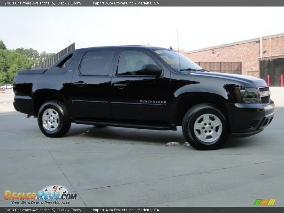2008 Chevrolet Avalanche LS Black / Ebony Photo #3