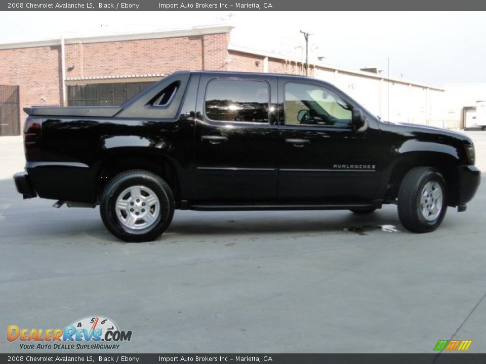 2008 Chevrolet Avalanche LS Black / Ebony Photo #4
