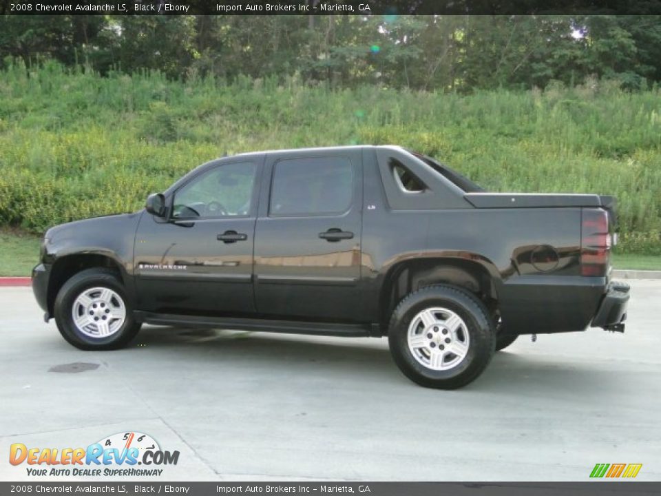 2008 Chevrolet Avalanche LS Black / Ebony Photo #9