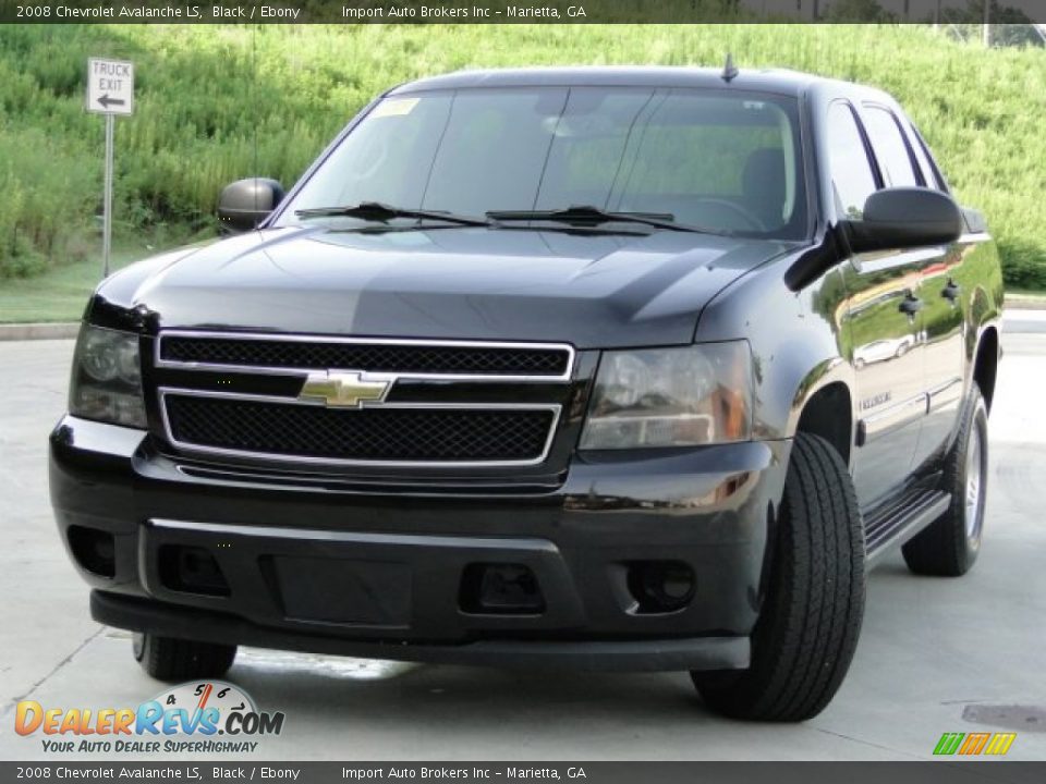 2008 Chevrolet Avalanche LS Black / Ebony Photo #11