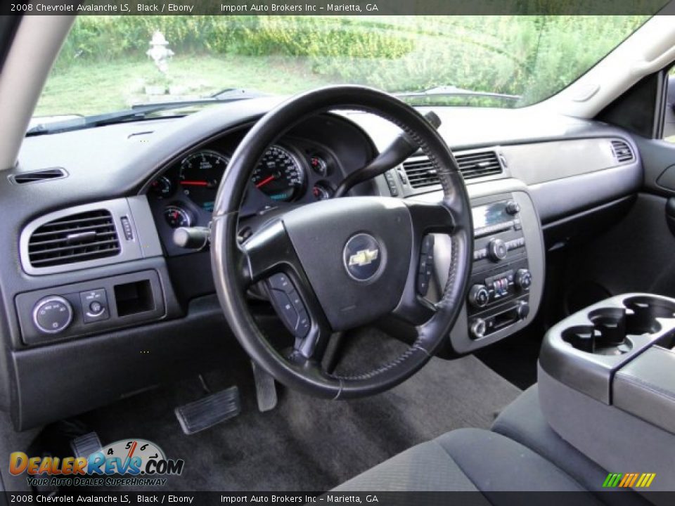 2008 Chevrolet Avalanche LS Black / Ebony Photo #16