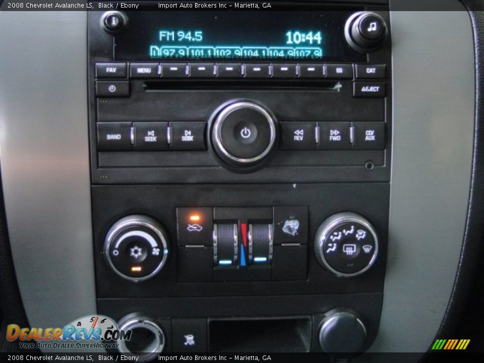 2008 Chevrolet Avalanche LS Black / Ebony Photo #19