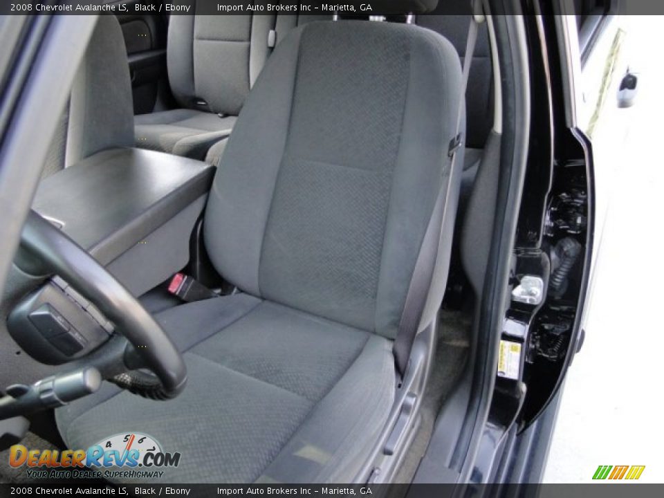 2008 Chevrolet Avalanche LS Black / Ebony Photo #20