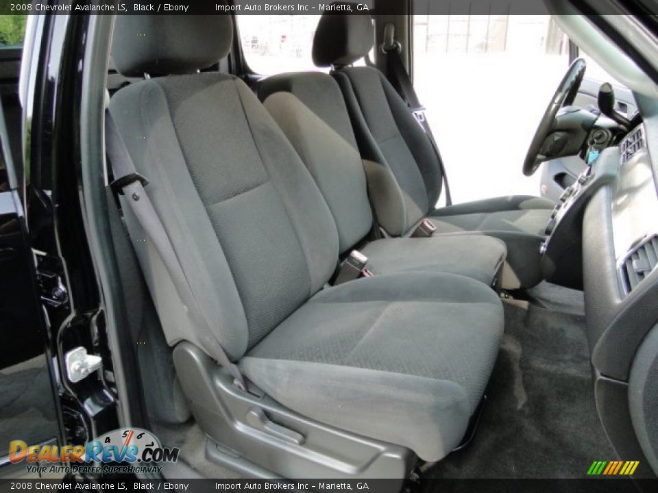 2008 Chevrolet Avalanche LS Black / Ebony Photo #21